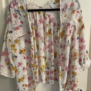 Floral cardigan
